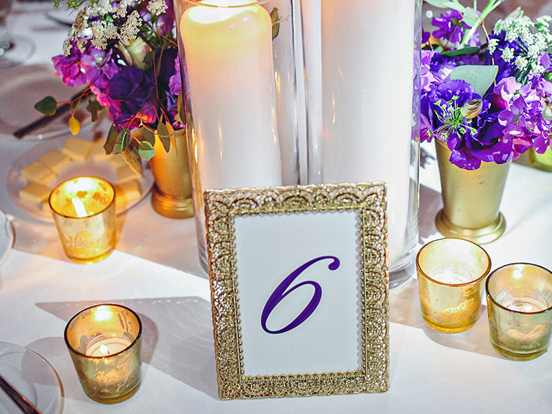 Table number cards
